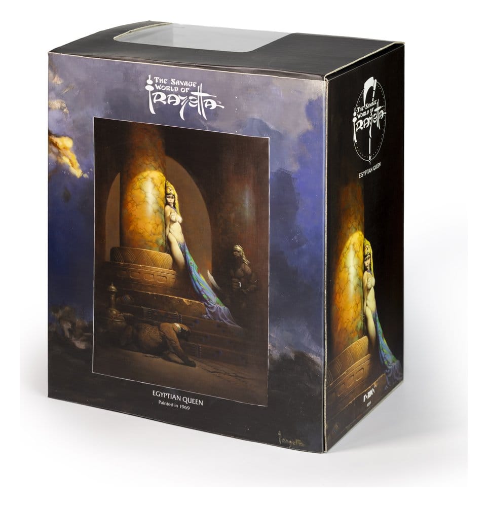 The Wild World of Frazetta Action Figure Set Egyptian Queen & Guard (Museum Edition) 14 cm
