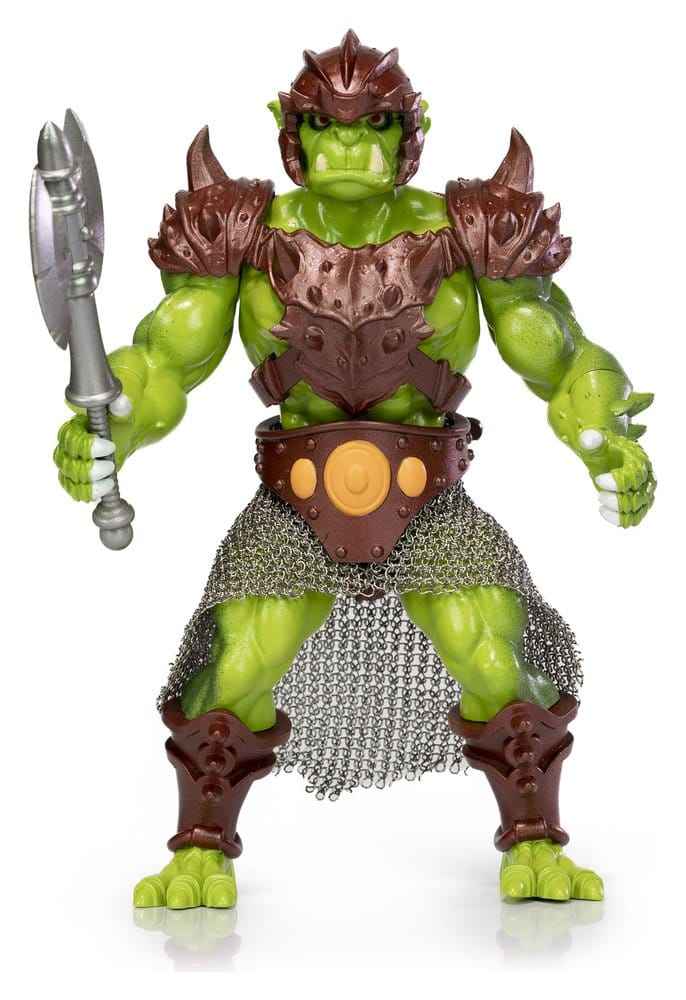 Legends of Dragonore Hellforge Actionfigur Grime 14 cm - Orc Mästare av Förstörelse med Sköld och Rustning