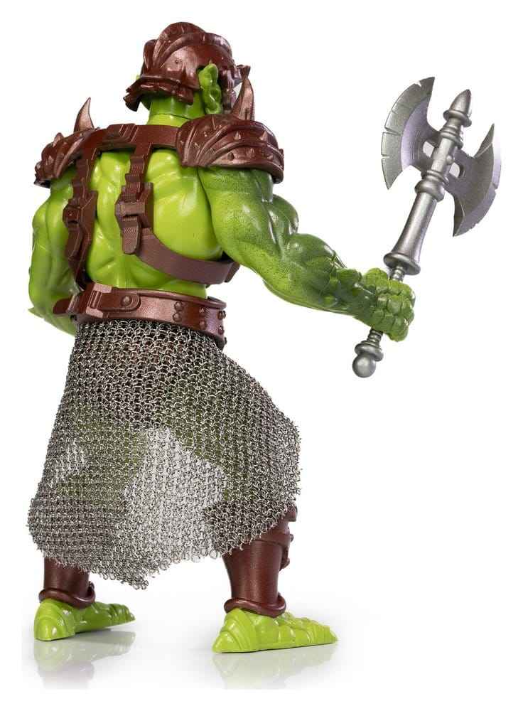 Legends of Dragonore Hellforge Actionfigur Grime 14 cm - Orc Mästare av Förstörelse med Sköld och Rustning