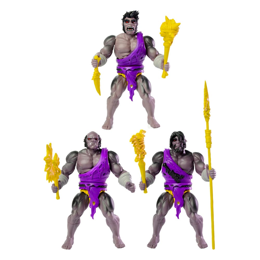 Legends of Dragonore Wave 2: Dragon Hunt Actionfigur 3-pack Brukteror Cave Men 14 cm