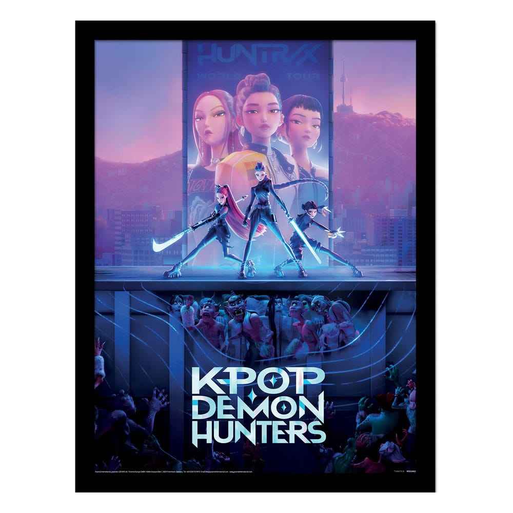 KPop Demon Hunters Samlartryck Inramad Affisch Filmmotiv