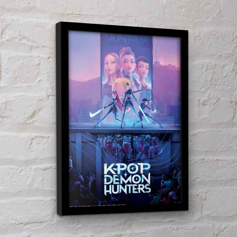 KPop Demon Hunters Samlartryck Inramad Affisch Filmmotiv