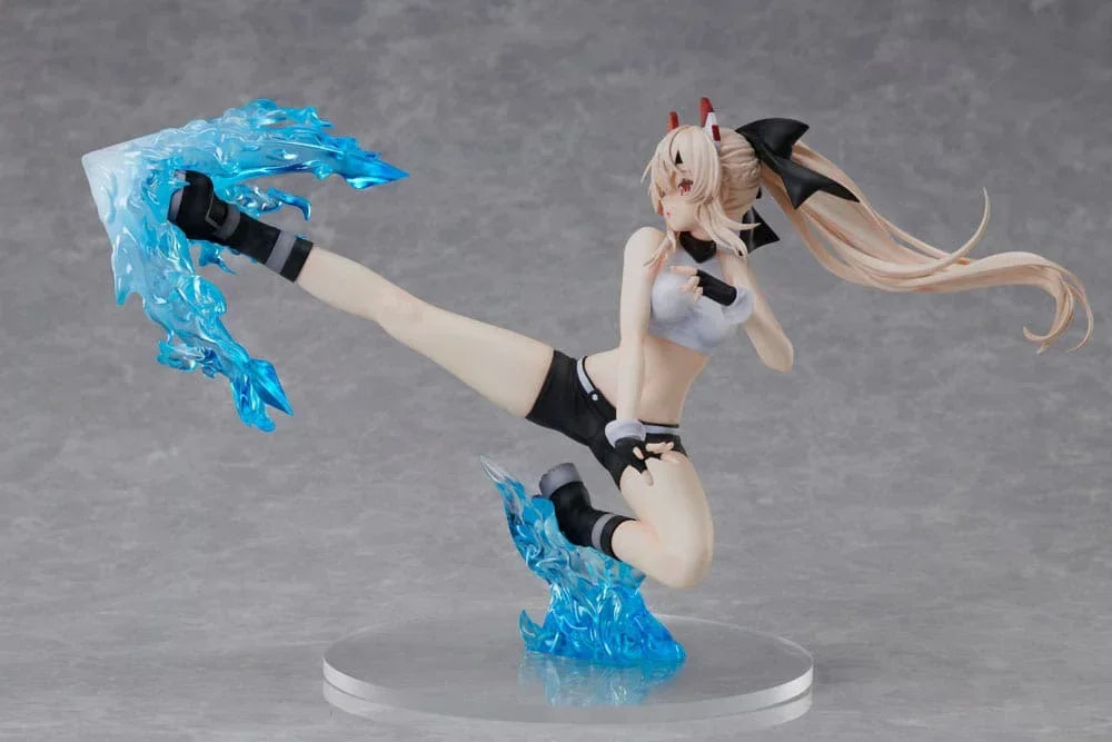 Azur Lane PVC-statyn 1/7 Ayanami Dynamic Kick! 15 cm FREEing