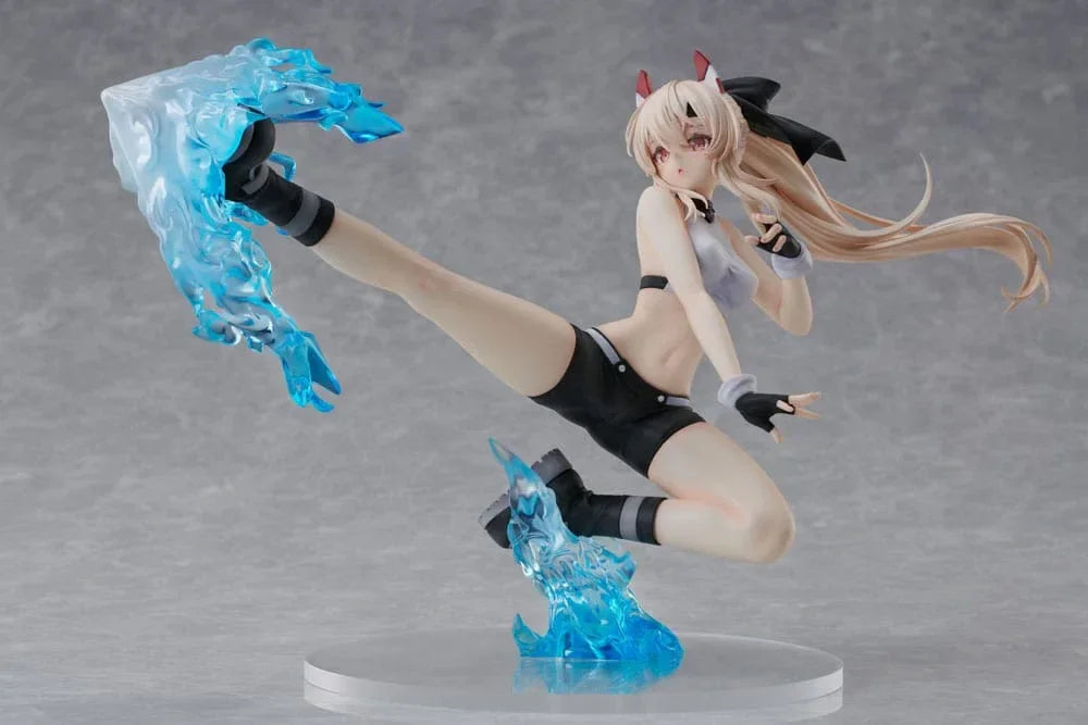 Azur Lane PVC-statyn 1/7 Ayanami Dynamic Kick! 15 cm FREEing