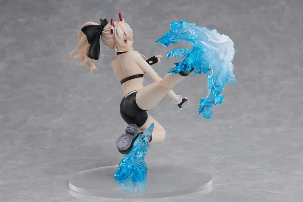 Azur Lane PVC-statyn 1/7 Ayanami Dynamic Kick! 15 cm FREEing