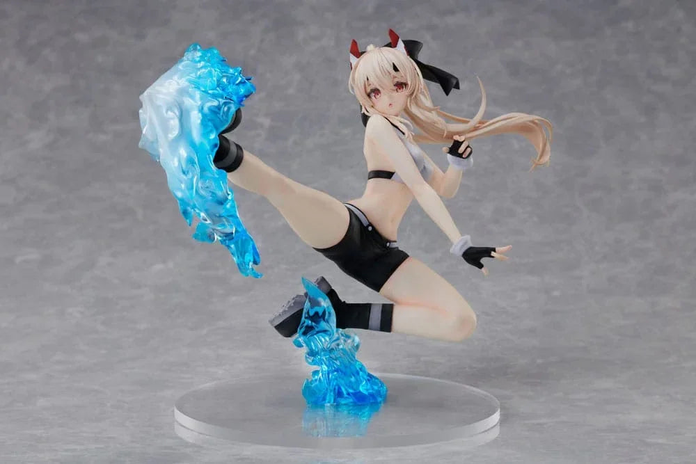 Azur Lane PVC-statyn 1/7 Ayanami Dynamic Kick! 15 cm FREEing