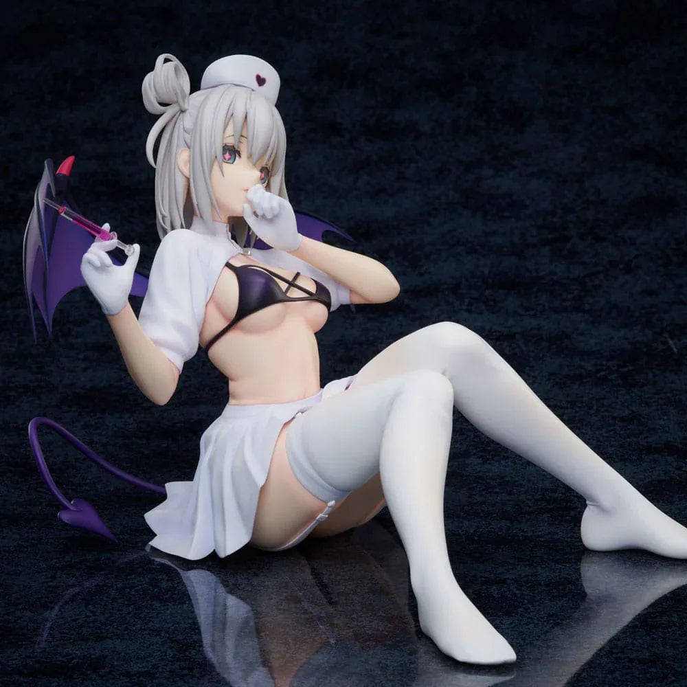 Azur Lane PVC Staty 1/4 Manchester: Midnight Devil i Vitt 18 cm FREEing