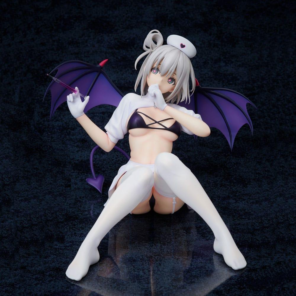 Azur Lane PVC Staty 1/4 Manchester: Midnight Devil i Vitt 18 cm FREEing