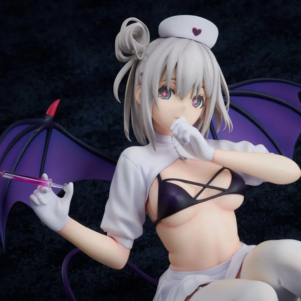 Azur Lane PVC Staty 1/4 Manchester: Midnight Devil i Vitt 18 cm FREEing