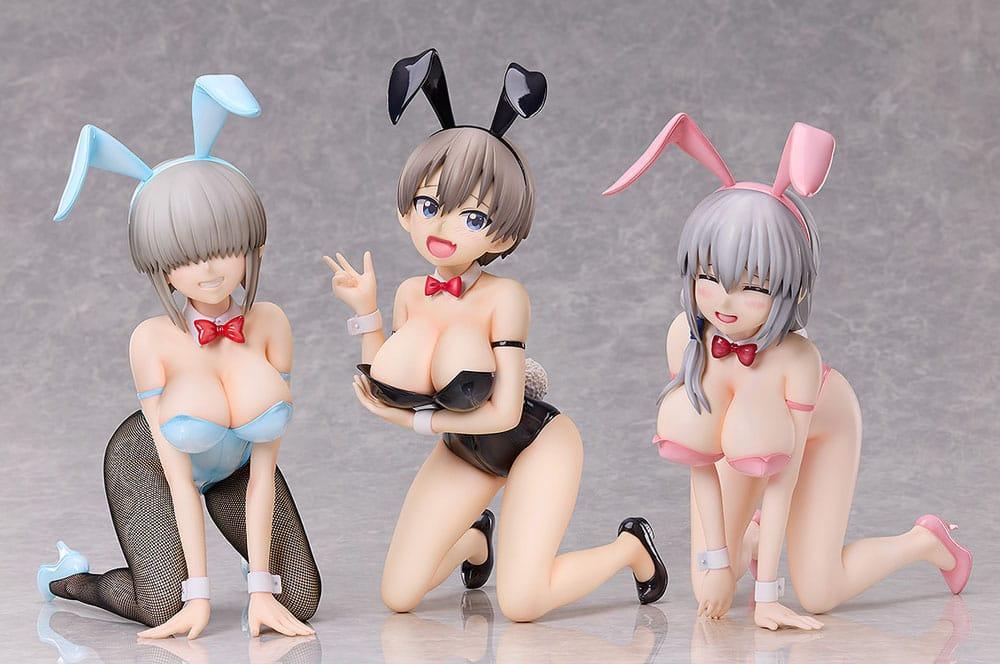 Uzaki-chan Vill Vill Hänga Ute! PVC Figur 1/4 Yanagi Uzaki: Bunny Ver. 24 cm FREEing