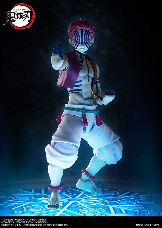 Demon Slayer: Kimetsu no Yaiba Figma Action Figur Akaza 15 cm FREEing