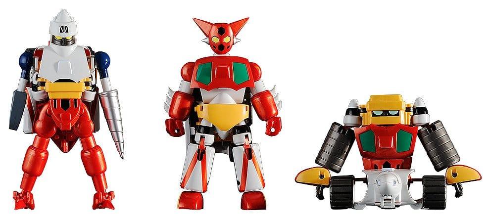 Getter Robo Action Figur 3-Pack Dynamic Change Getter Robo 12 cm