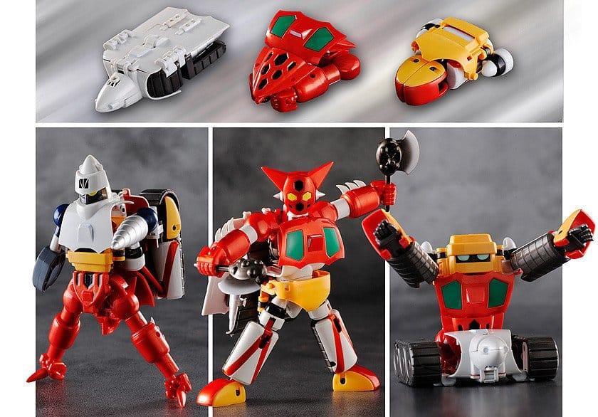 Getter Robo Action Figur 3-Pack Dynamic Change Getter Robo 12 cm