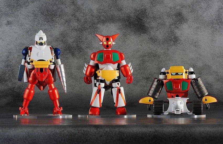 Getter Robo Action Figur 3-Pack Dynamic Change Getter Robo 12 cm
