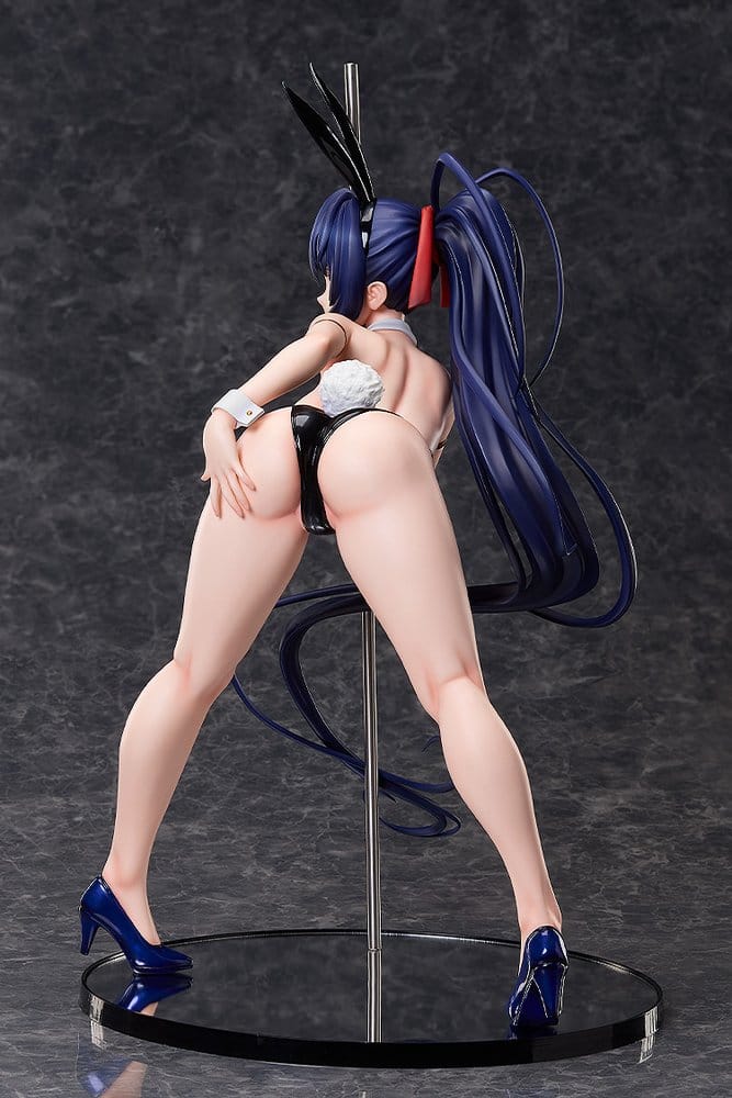 High School DxD HERO PVC Figure 1/4 Akeno Himejima: Bare Leg Bunny version 2nd, 41 cm