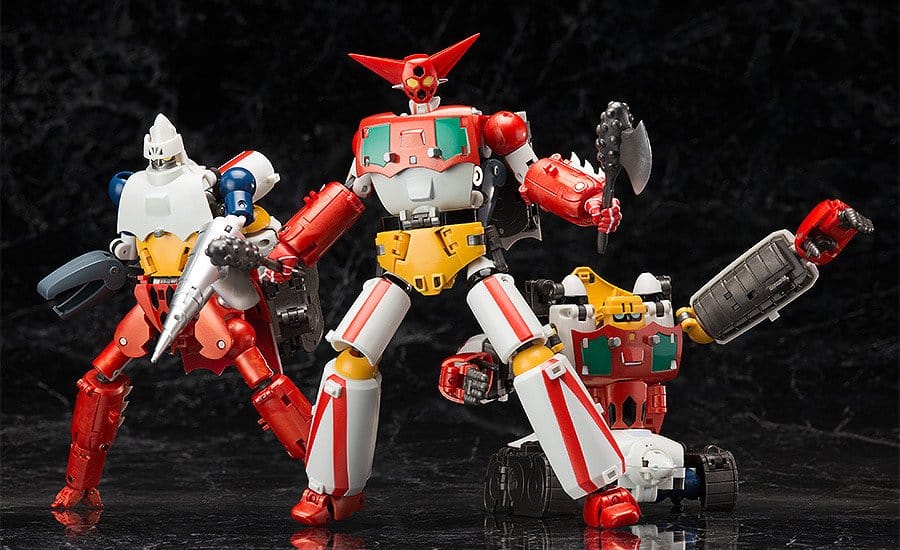 Getter Robo Dynamic Change R actionfigurset (återutgåva)