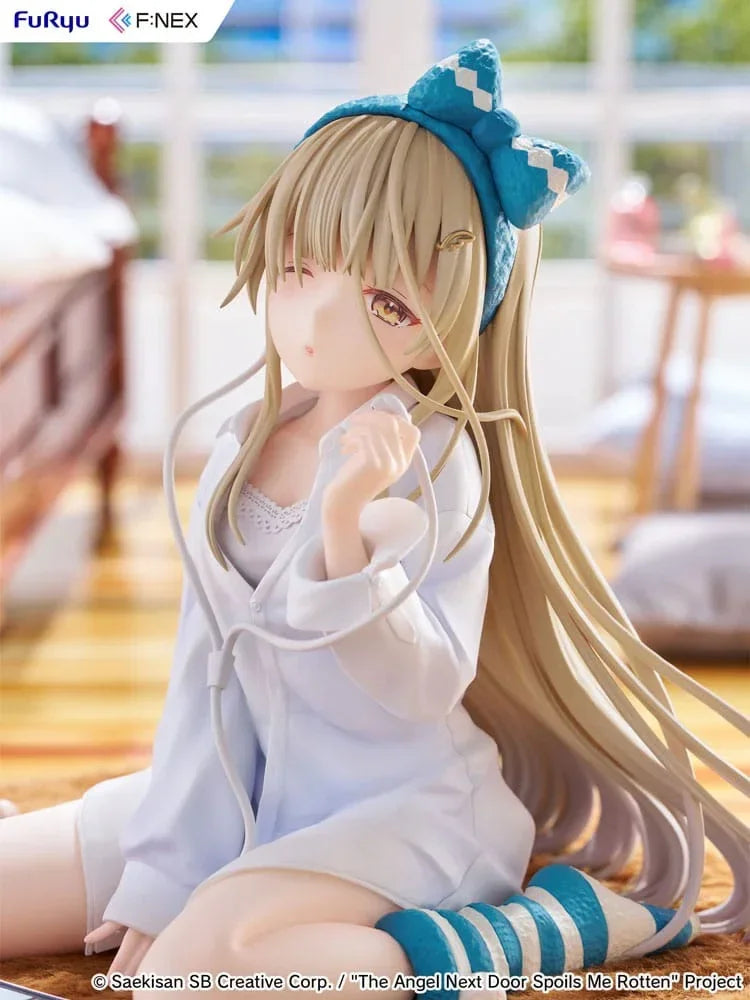 The Angel Next Door Spoils Me Rotten F:Nex PVC Figur 1/7 Mahiru Shiina Relax Ver. 14 cm Furyu