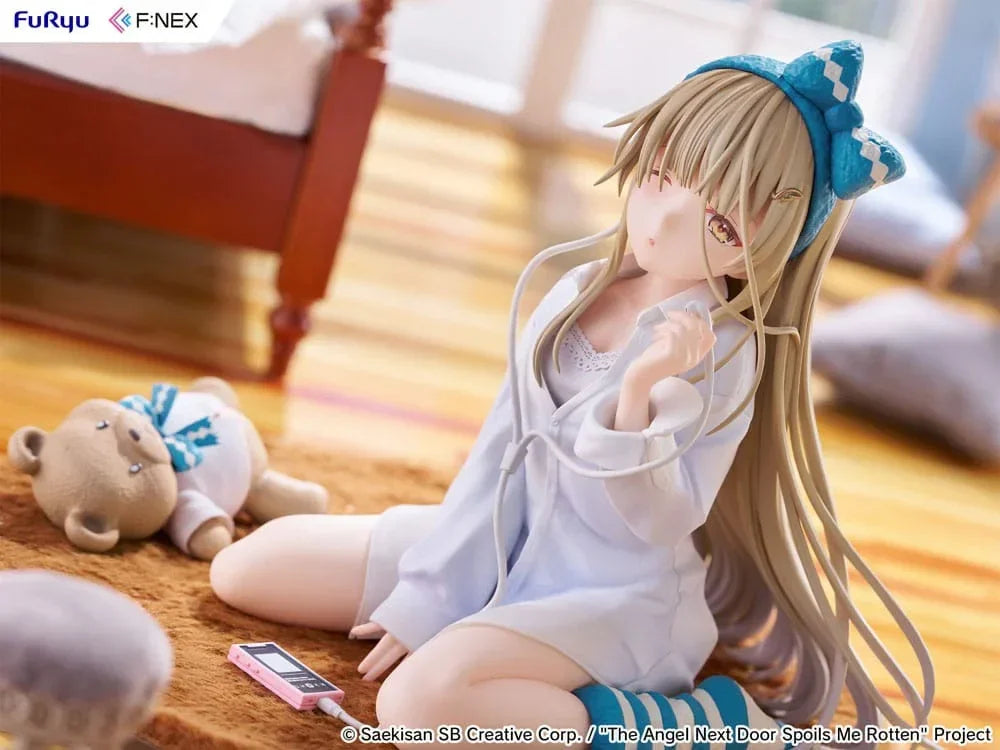The Angel Next Door Spoils Me Rotten F:Nex PVC Figur 1/7 Mahiru Shiina Relax Ver. 14 cm Furyu