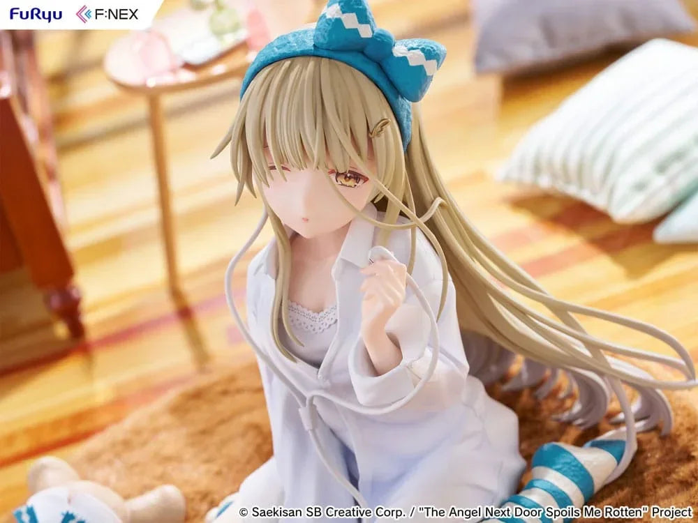 The Angel Next Door Spoils Me Rotten F:Nex PVC Figur 1/7 Mahiru Shiina Relax Ver. 14 cm Furyu