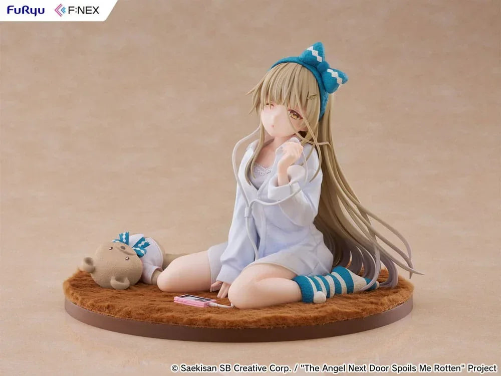 The Angel Next Door Spoils Me Rotten F:Nex PVC Figur 1/7 Mahiru Shiina Relax Ver. 14 cm Furyu