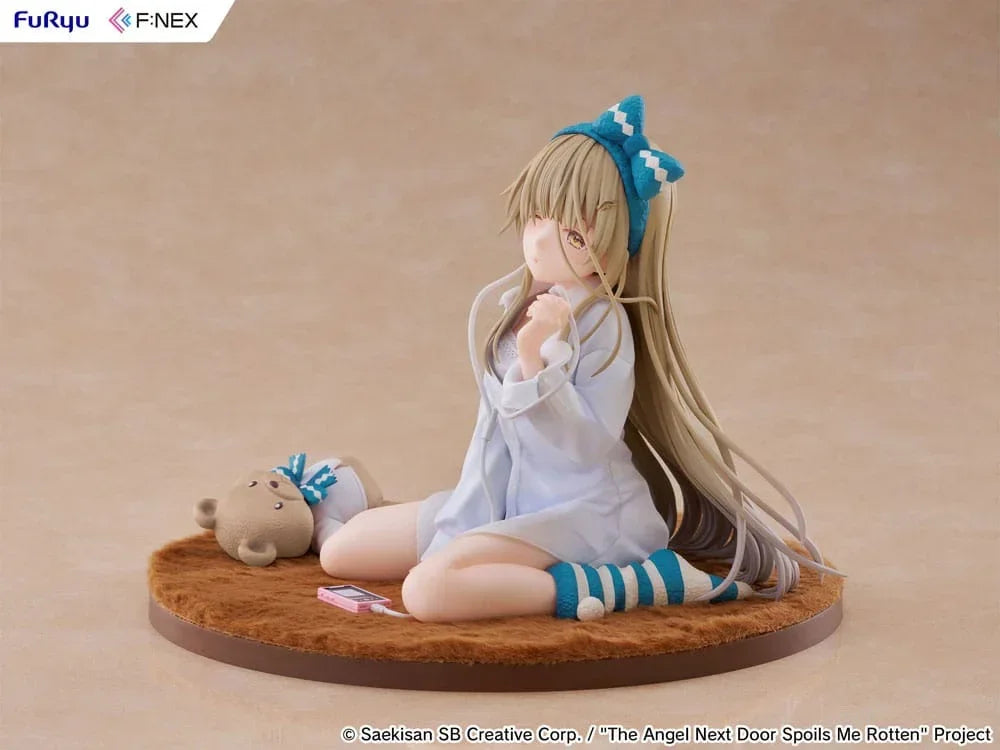 The Angel Next Door Spoils Me Rotten F:Nex PVC Figur 1/7 Mahiru Shiina Relax Ver. 14 cm Furyu