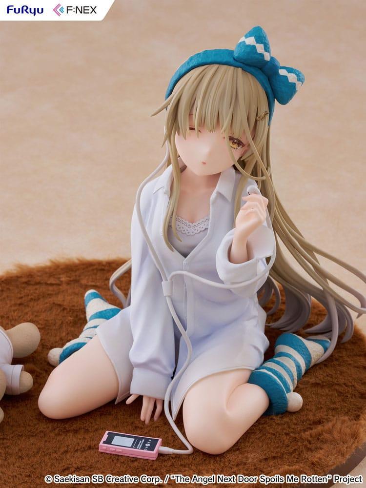 The Angel Next Door Spoils Me Rotten F:Nex PVC Figur 1/7 Mahiru Shiina Relax Ver. 14 cm Furyu