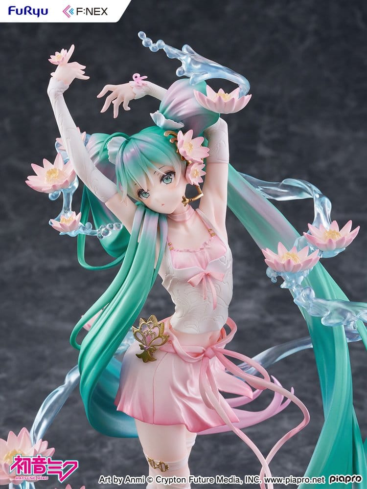 Hatsune Miku F:NEX PVC Figur 1/7 Water lily Ver. 27 cm