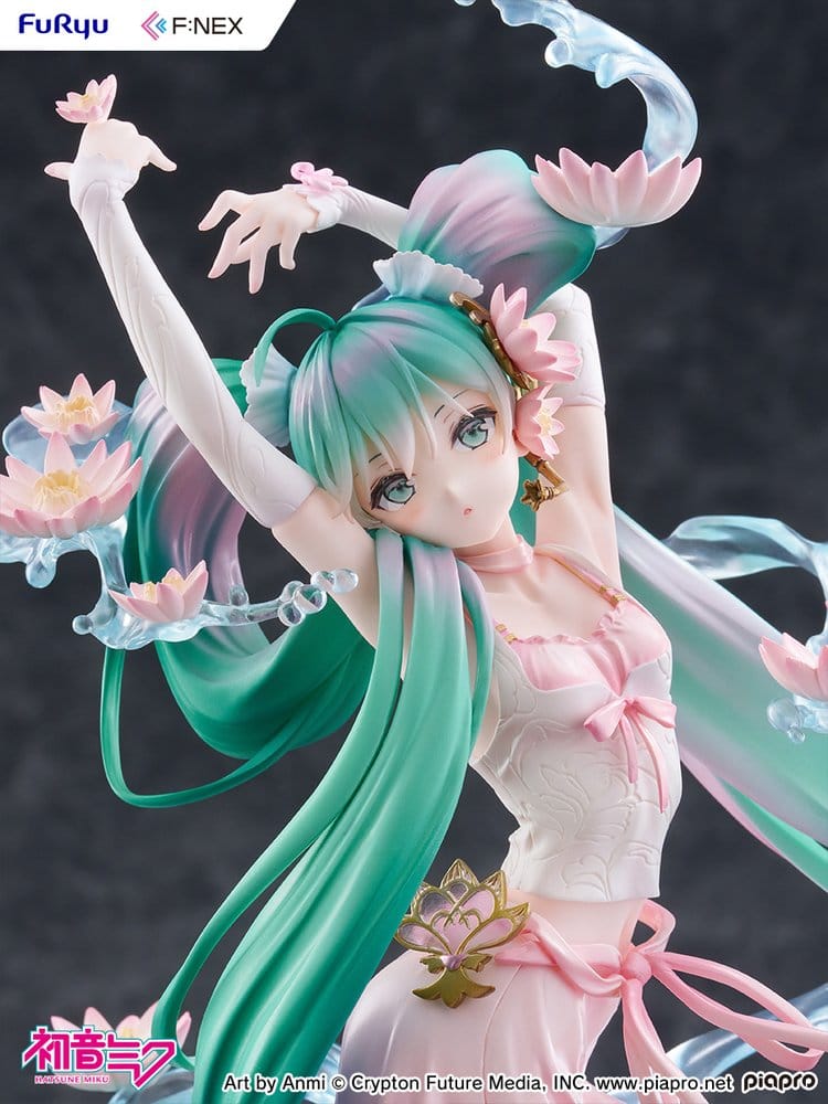 Hatsune Miku F:NEX PVC Figur 1/7 Water lily Ver. 27 cm