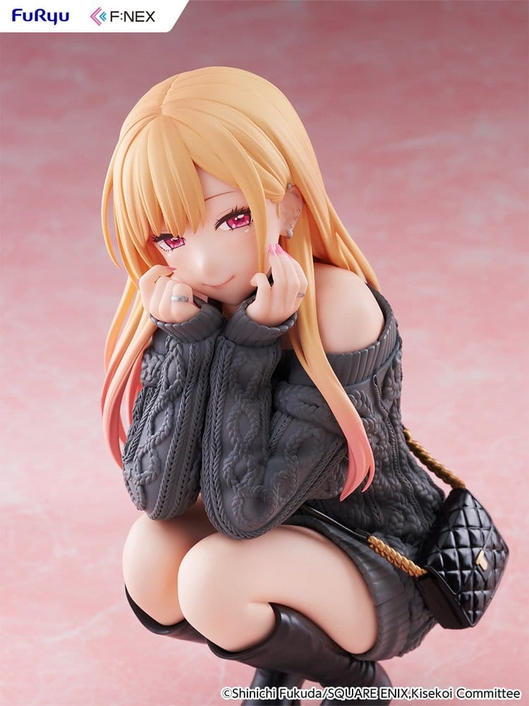 My Dress-Up Darling F:NEX PVC-figur 1/6 Marin Kitagawa stickad version, 16 cm