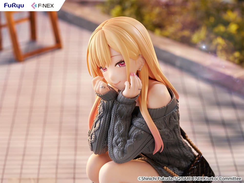 My Dress-Up Darling F:NEX PVC-figur 1/6 Marin Kitagawa stickad version, 16 cm