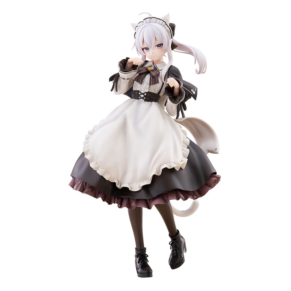 Wandering Witch: Elaina F:NEX PVC Figur 1/7 Elaina i Tjänarinnans Kostym med Kattöron Ver. 24 cm Furyu