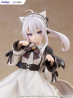 Wandering Witch: Elaina F:NEX PVC Figur 1/7 Elaina i Tjänarinnans Kostym med Kattöron Ver. 24 cm Furyu