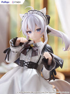 Wandering Witch: Elaina F:NEX PVC Figur 1/7 Elaina i Tjänarinnans Kostym med Kattöron Ver. 24 cm Furyu