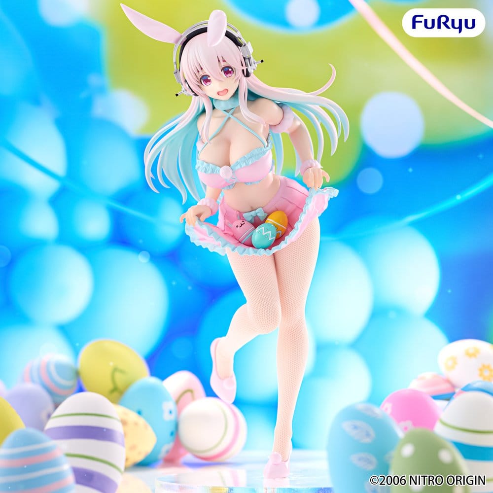 Super Sonico BiCute Bunnies PVC Figure Pastel Easter Ver. 29 cm