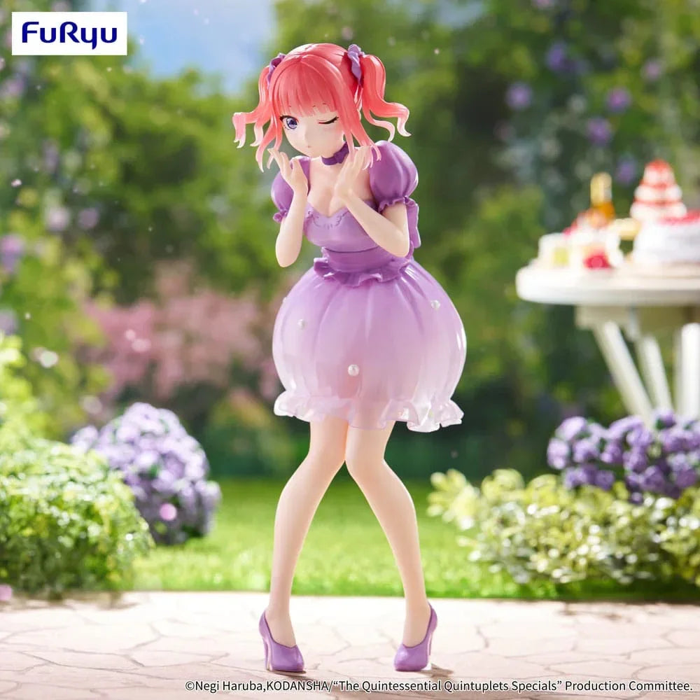 The Quintessential Quintuplets Trio-Try-iT PVC Statue Nakano Nino Pastel Dress 21 cm Furyu