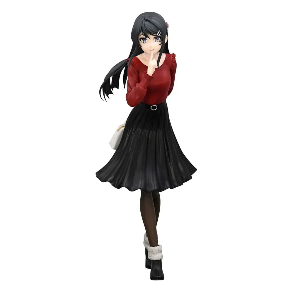 Rascal Does Not Dream of Bunny Girl Senpai Trio-Try-iT PVC Statue - Mai Sakurajima Vintersoutfit Ver. 21 cm Furyu