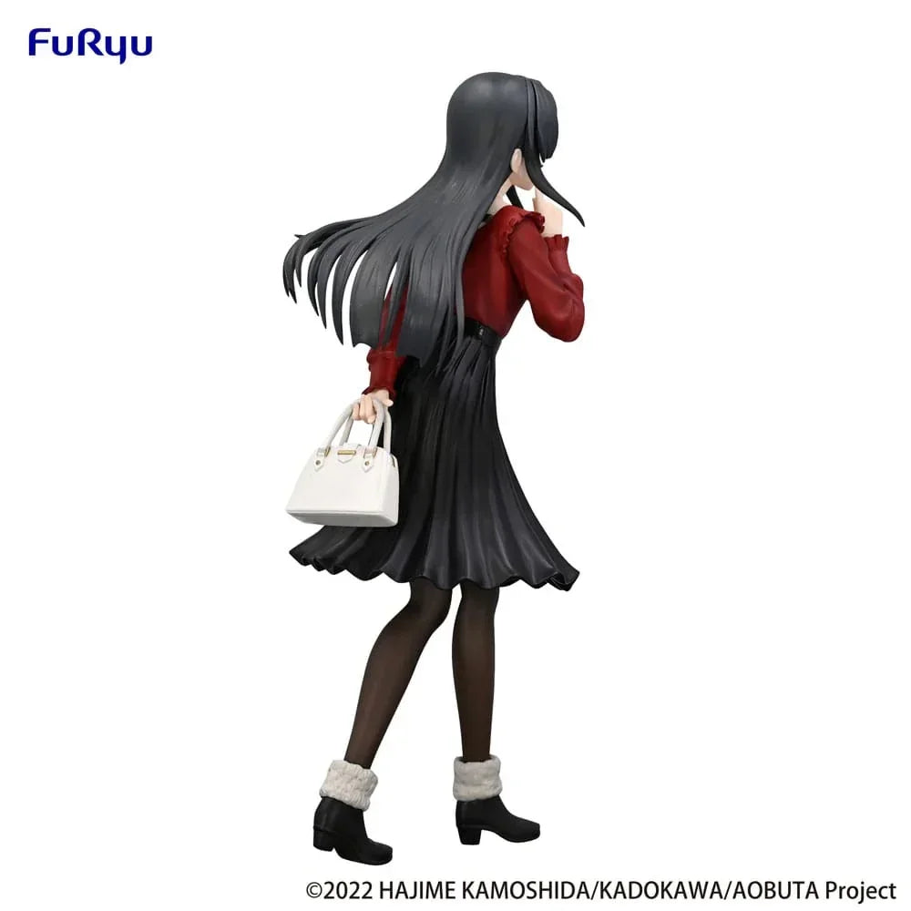 Rascal Does Not Dream of Bunny Girl Senpai Trio-Try-iT PVC Statue - Mai Sakurajima Vintersoutfit Ver. 21 cm Furyu