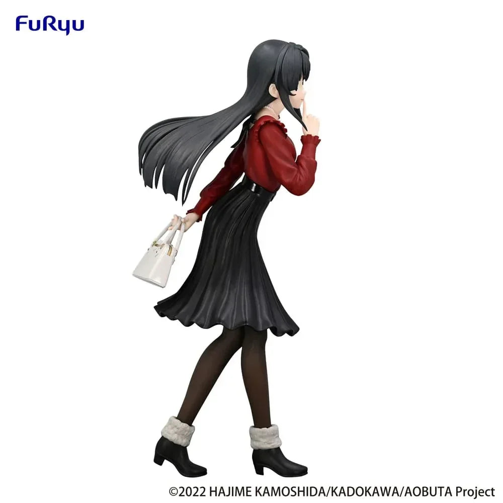 Rascal Does Not Dream of Bunny Girl Senpai Trio-Try-iT PVC Statue - Mai Sakurajima Vintersoutfit Ver. 21 cm Furyu