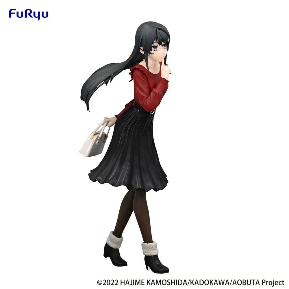 Rascal Does Not Dream of Bunny Girl Senpai Trio-Try-iT PVC Statue - Mai Sakurajima Vintersoutfit Ver. 21 cm Furyu