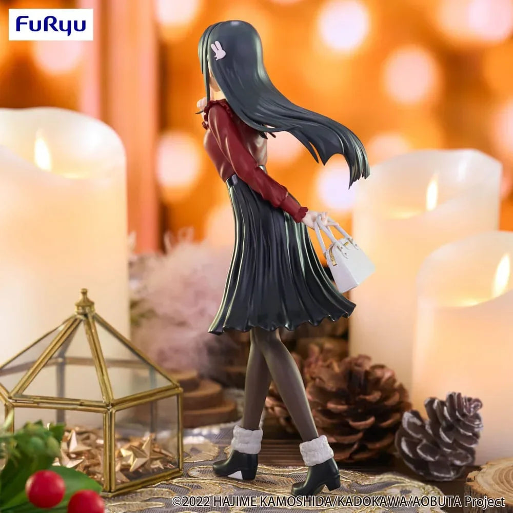 Rascal Does Not Dream of Bunny Girl Senpai Trio-Try-iT PVC Statue - Mai Sakurajima Vintersoutfit Ver. 21 cm Furyu
