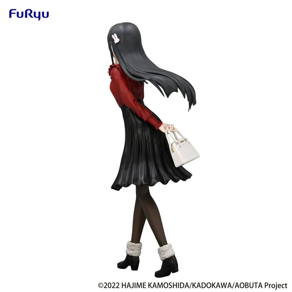 Rascal Does Not Dream of Bunny Girl Senpai Trio-Try-iT PVC Statue - Mai Sakurajima Vintersoutfit Ver. 21 cm Furyu