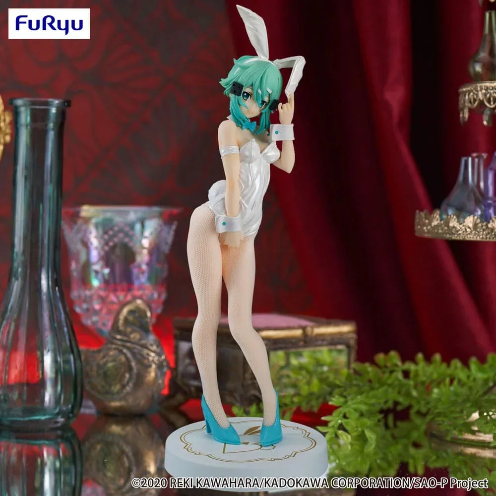 Sword Art Online BiCute Bunnies PVC Staty Sinon White Pearl Ver. 28 cm Furyu
