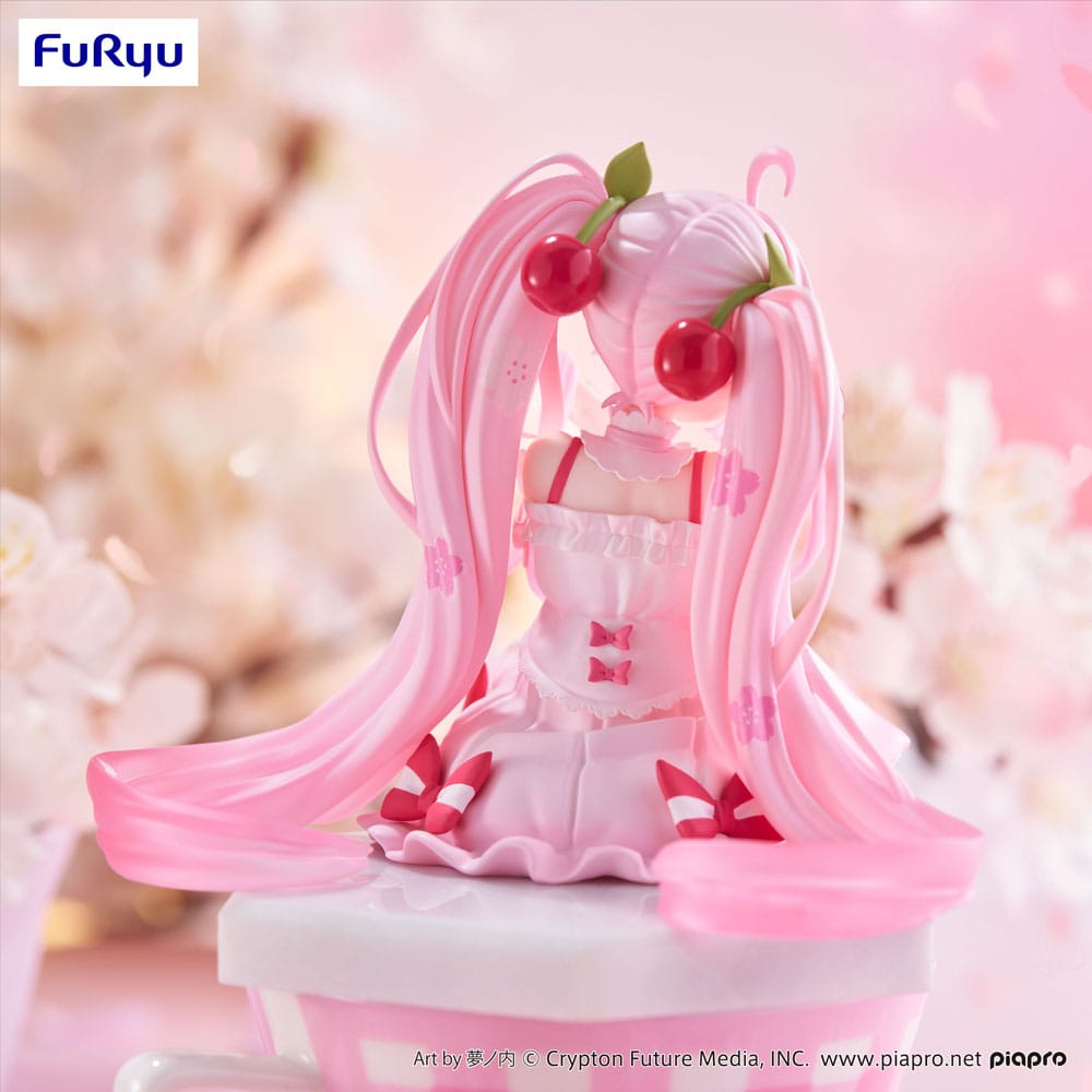 Hatsune Miku Noodle Stopper PVC Figur - Sakura Miku 2025, 14 cm Furyu