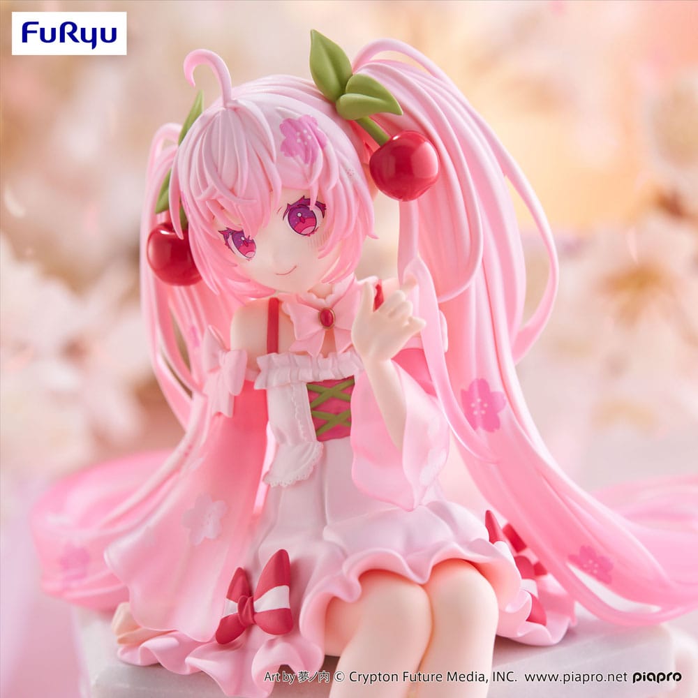 Hatsune Miku Noodle Stopper PVC Figur - Sakura Miku 2025, 14 cm Furyu