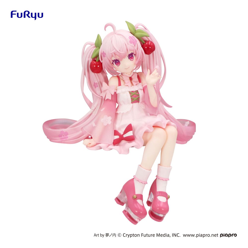 Hatsune Miku Noodle Stopper PVC Figur - Sakura Miku 2025, 14 cm Furyu