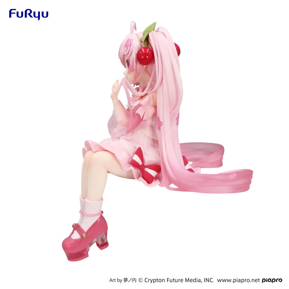 Hatsune Miku Noodle Stopper PVC Figur - Sakura Miku 2025, 14 cm Furyu
