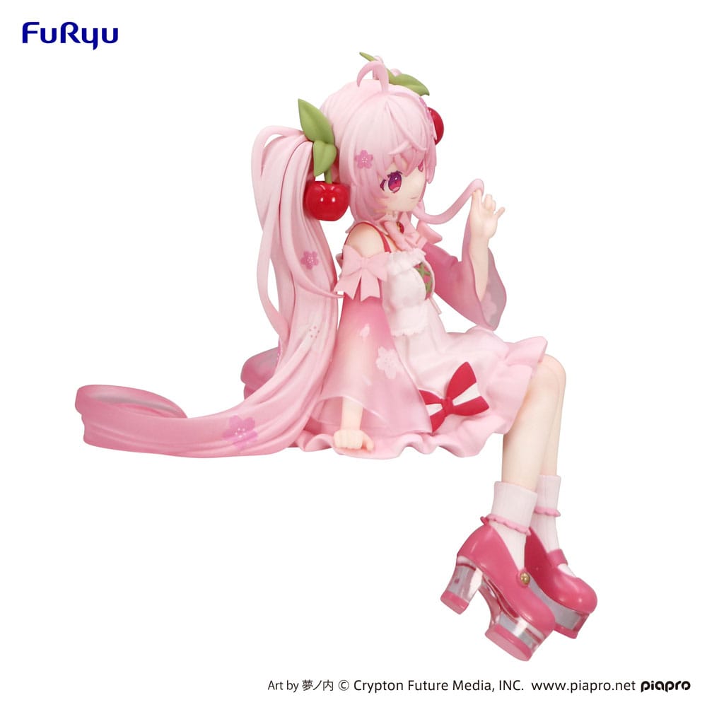 Hatsune Miku Noodle Stopper PVC Figur - Sakura Miku 2025, 14 cm Furyu