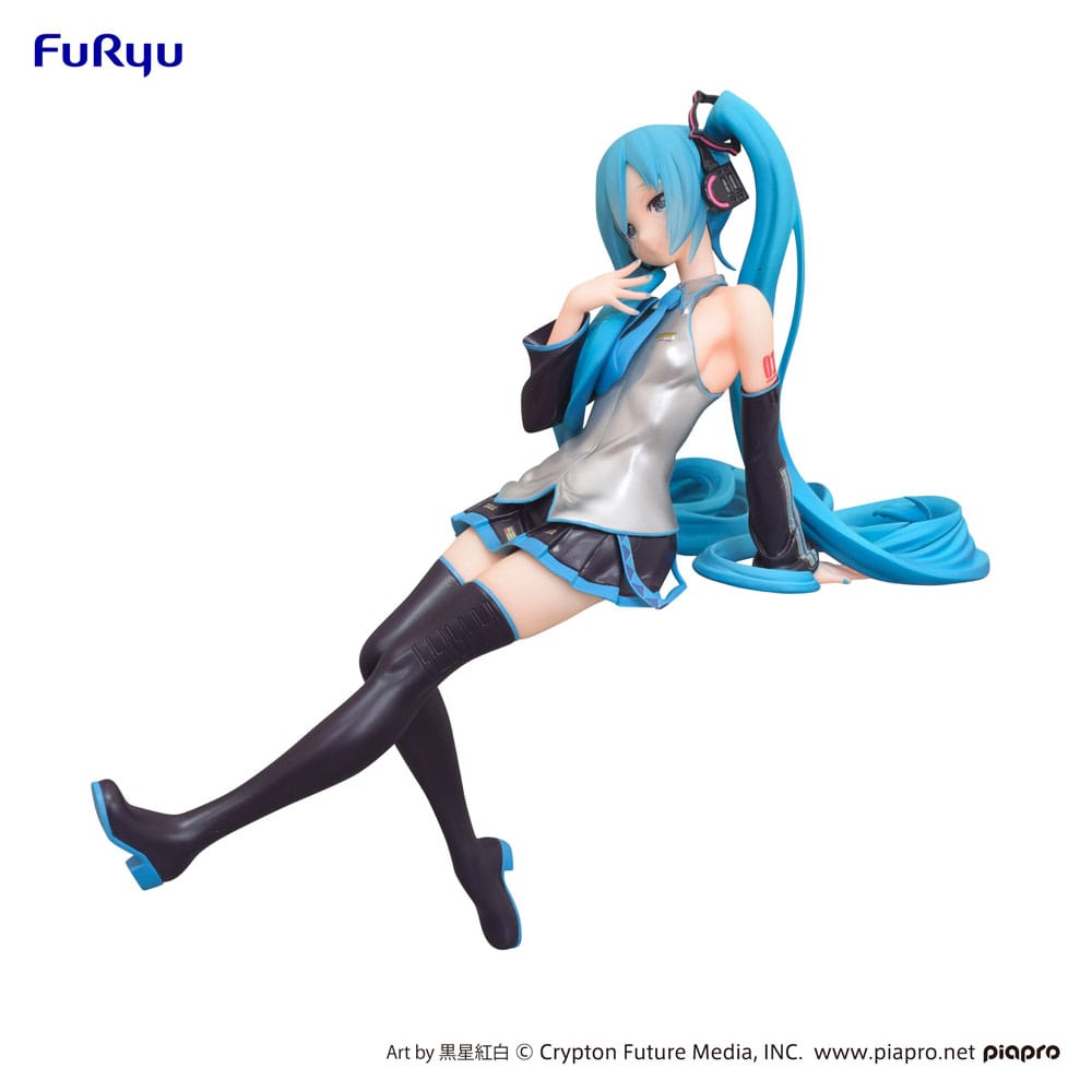 Hatsune Miku Noodle Stopper PVC Figur Kuroboshi Kouhaku Ver. (omtryck) 14 cm Furyu
