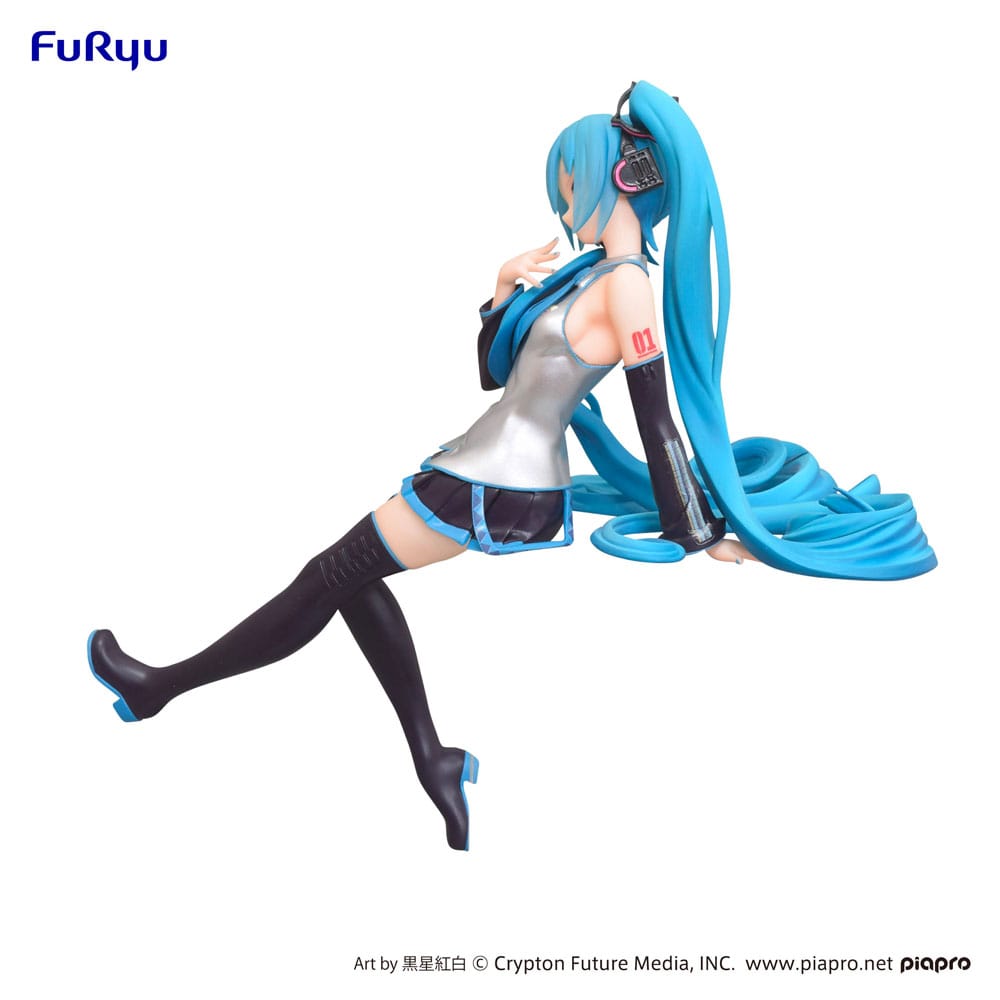 Hatsune Miku Noodle Stopper PVC Figur Kuroboshi Kouhaku Ver. (omtryck) 14 cm Furyu
