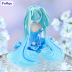 Hatsune Miku Noodle Stopper PVC Staty Blå Blomsterfe 15 cm Furyu